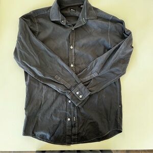 HUGO BOSS gray men’s button up - NWOT - see description